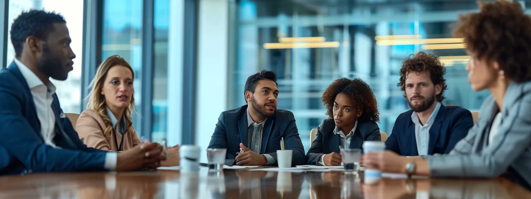 Automated Revenue Infrastructure: Essential Components Guide for Agencies 2 a group of business professionals gathers around a table, engaged in focused discussion about automated revenue infrastructure.